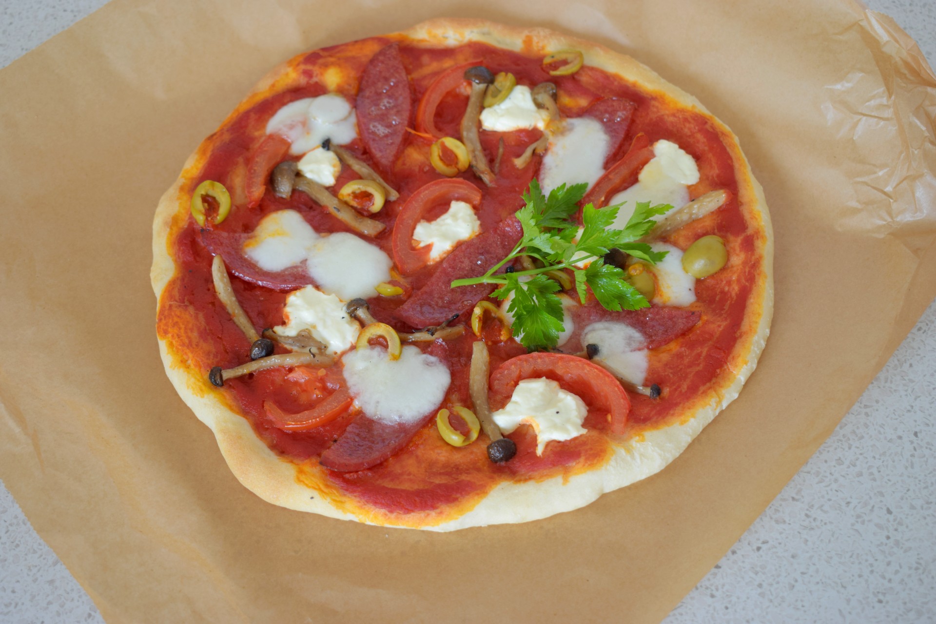 Homemade Pizza Recipe with Yeast Dough (Easy & Authentic)