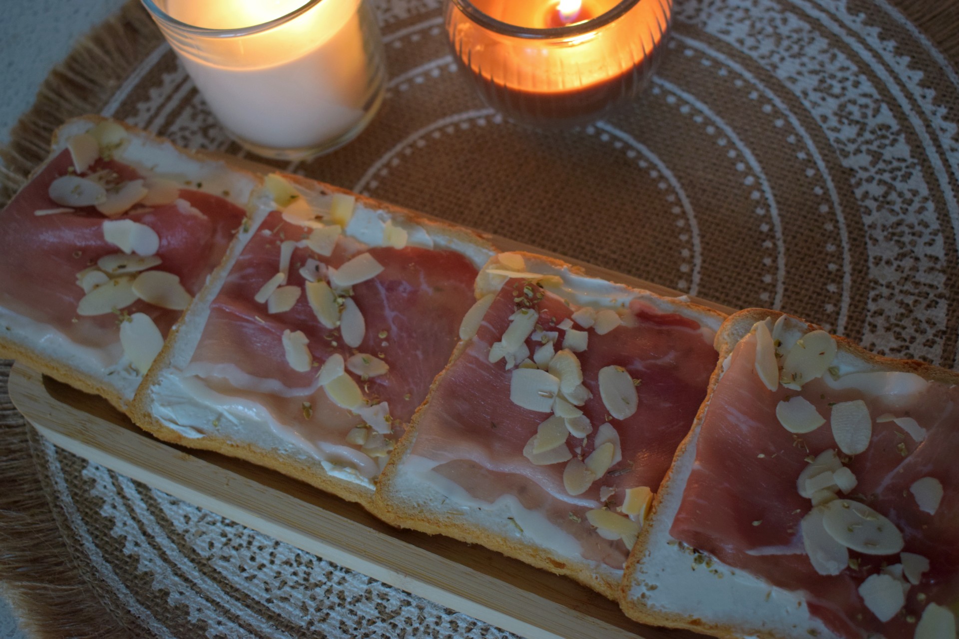 Irresistible Creamy Prosciutto Sandwiches with Crispy Almond Crunch — So Easy